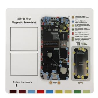 Magnetische schroefmat 26 x 25 cm iPhone 6 Plus