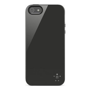 Belkin iPhone 5 / iPhone 5S / iPhone SE 2013 siliconen hoesje (Bruin-zwart)