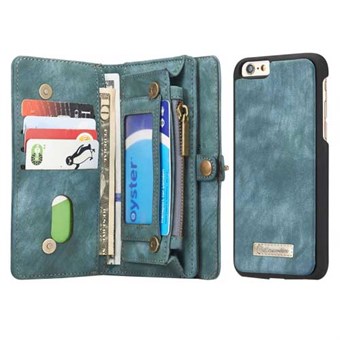 CaseMe Flap Wallet voor iPhone 6 / 6S - Turkoois