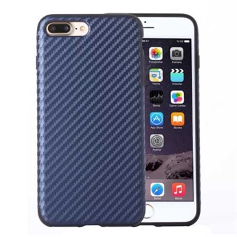 Line Art Cover voor iPhone 7 Plus / iPhone 8 Plus - Blauw