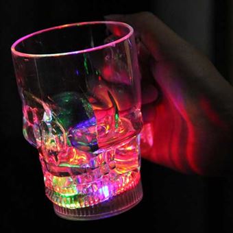 Crystal Skull LED glas 400 ML