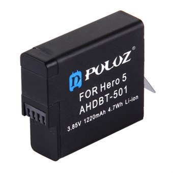 Puluz® Batterij 3.85V 1220mAh voor HERO 7 Zwart / HERO 7 Wit / HERO 7 Zilver / HERO 6 / HERO 5