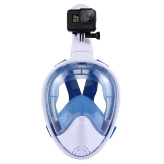 Puluz® volledig droog snorkelmasker voor GoPro Small/Medium - Wit