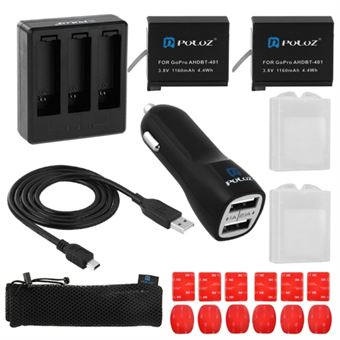 PULUZ Accessoires 20 in 1 Batterij Combo Kit - Hero 4