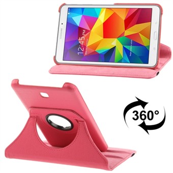 360 roterende leren hoes voor Tab 4 7.0 (magenta)