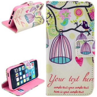 Stand Card Portemonnee hoesje iPhone 5 / iPhone 5S / iPhone SE 2013 - Funkie