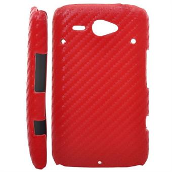 HTC ChaCha Corbon Cover (Rood)