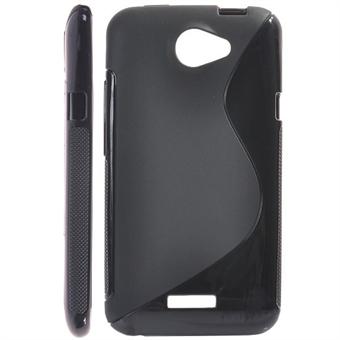 S Line siliconen hoesje HTC ONE X (zwart)