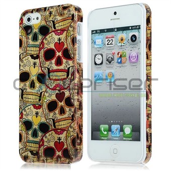 iPhone 5 / iPhone 5S / iPhone SE 2013 Cover Retro Schedel
