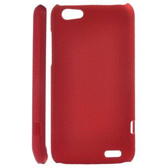 Eenvoudige HTC ONE V-hoes (rood)