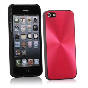 Aluminium hoes voor iPhone 5 / iPhone 5S / iPhone SE 2013 (rood)
