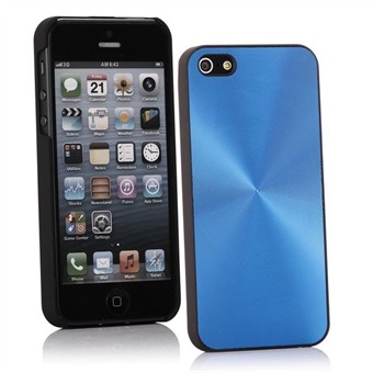 Aluminium hoes voor iPhone 5 / iPhone 5S / iPhone SE 2013 (blauw)