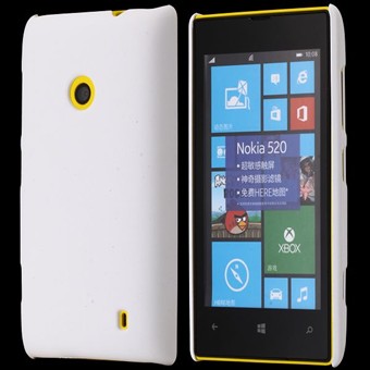 Eenvoudige plastic hoes voor Lumia 520 (wit)