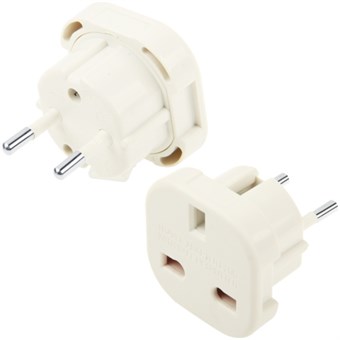 UK naar DK Converter / Adapter - Wit