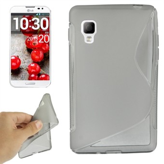 S-Line Siliconen Cover LG Optimus LF 2 (Grijs)