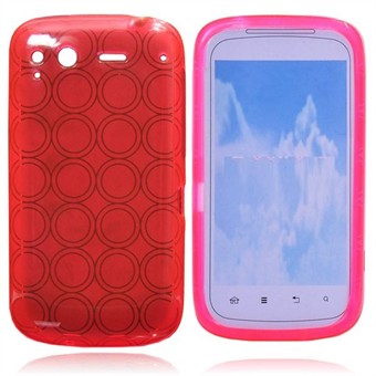 HTC Salsa C510 siliconen hoes (roze)