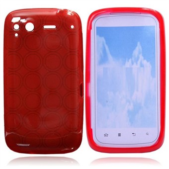 HTC Salsa C510 siliconen hoes (rood)