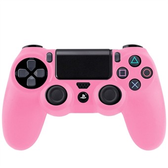 Siliconenbescherming voor PS4 (roze)