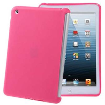 Siliconen achterkant voor Smart Cover iPad Mini 1/2/3 (roze)