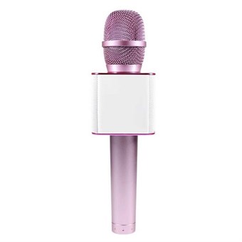 Q9 Professionele Draadloze Microfoon met Luidspreker - Roze