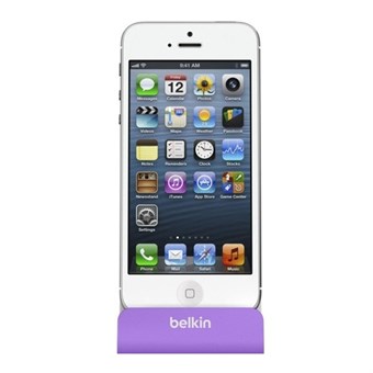 Belkin iPhone Dock Station met USB-kabel - Paars