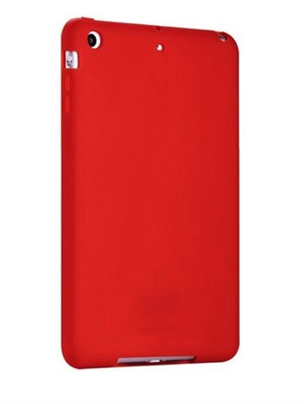 Zachte rubberen iPad Mini 1/2/3 (rood)