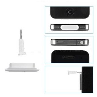 Dock + hoofdtelefoon (wit)