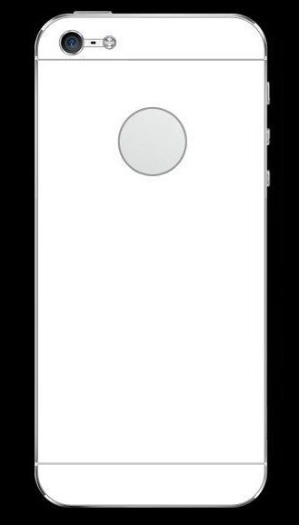 Voor- en achterkant gekleurde beschermfolie (wit)
