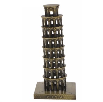 De scheve toren van Pisa - 15,5 cm - Decoratief figuur