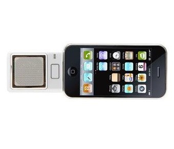 Lion Batterij Luidspreker iPhone 4S (Wit)