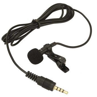 Microfoon voor geluidsopname Incl. clip voor smartphone
