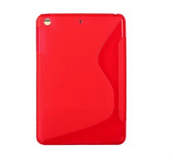 S-Line iPad mini siliconen hoes (rood)