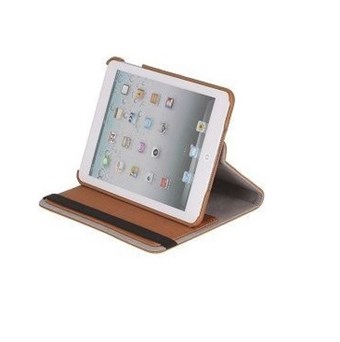 Textiel Roterende Case - iPad Mini (Bruin)