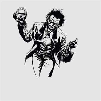 Muurstickers - Joker van Batman