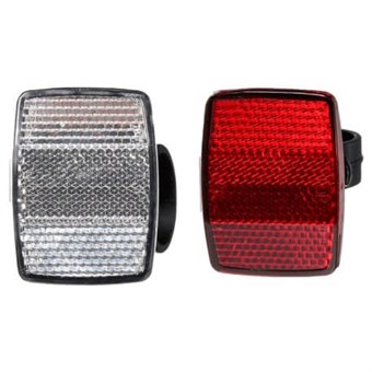 Fiets Reflecterende Set - Rood / Wit