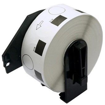 Brother DK-11218 compatibele etiketten - Ronde etiketten 24 mm diameter 1000 etiketten