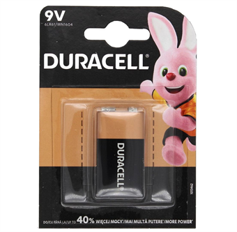 Duracell Basic E / 9V batterij (1 stuks)