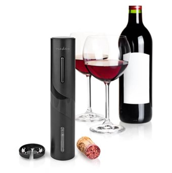 Elektronische Wijnopener ABS - Aluminium - Zwart