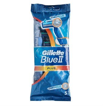 Gillette Blue II Plus Wegwerpkrabbers - 5 St.