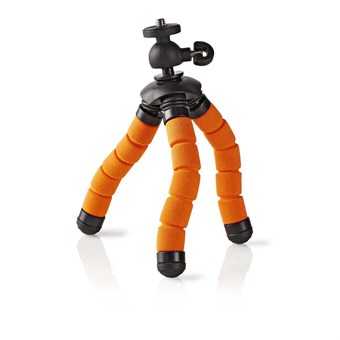 Ministatief - Camerastatief | Max. 0,5kg | 13 cm | Flexibel | Zwart/Oranje