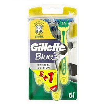 Gillette Blue 3 Special Edition Wegwerpkrabbers - 6 St.