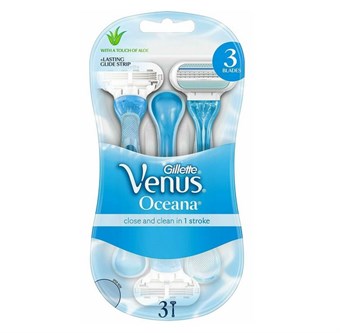 Gillette Venus Oceana Wegwerpkrabbers - 3 st.