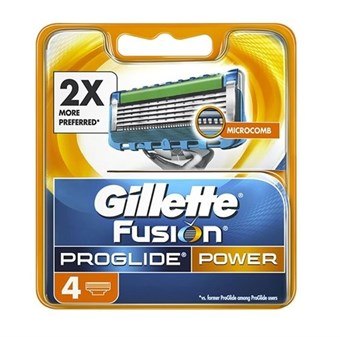 Gillette Fusion ProGlide Power Shaver - 4 st.