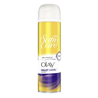 Gillette Satin Care Olay Violet Swirl Scheergel - 200 ml
