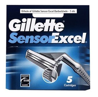 Gillette Sensor Excel Scheermesjes - 5 St.