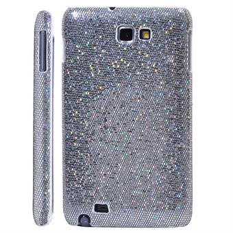 Galaxy Note glinsterende hoes (zilver)