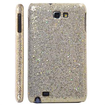 Galaxy Note glinsterende hoes (goud)