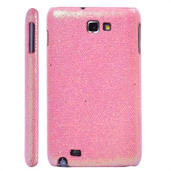 Galaxy Note glinsterende hoes (roze)