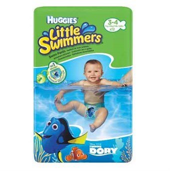 Huggies Little Swimmers Zwemluiers - 3-4 Luiers - 12 St.