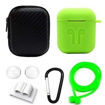 6-in-1 AirPods-accessoireset - Groen
